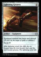 Load image into Gallery viewer, LIGHTNING GREAVES COMMANDER 2019 #217 NON FOIL UNCOMMON
