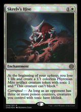 Load image into Gallery viewer, SKRELV&#39;S HIVE PHYREXIA: ALL WILL BE ONE #34 FOIL RARE
