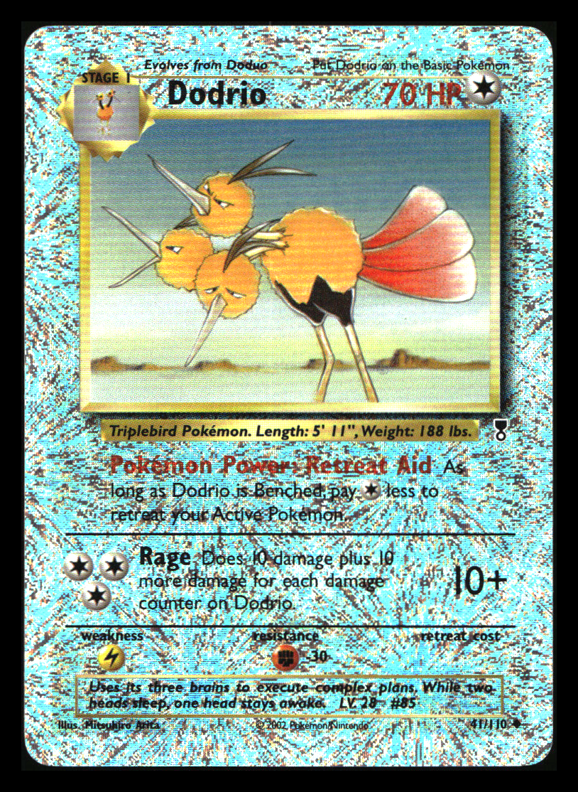 DODRIO LEGENDARY COLLECTION #41 REVERSE HOLO UNLIMITED UNCOMMON