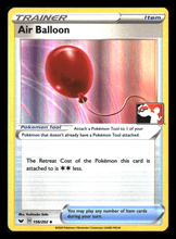 Load image into Gallery viewer, AIR BALLOON SWORD &amp; SHIELD #156 REGULAR HOLO LEAGUE PLAY PROMO
