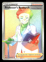Load image into Gallery viewer, PROFESSORS RESEARCH SWORD &amp; SHIELD #209 RAINBOW SECRET RARE
