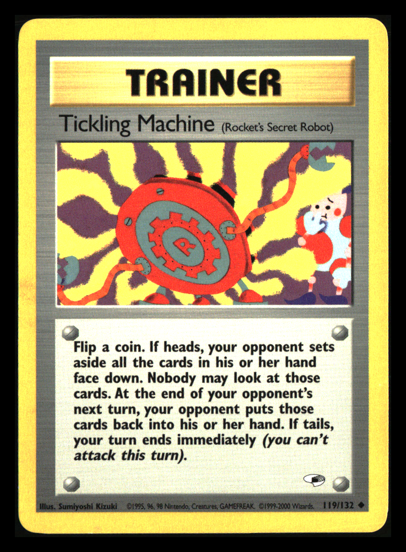 TICKLING MACHINE GYM HEROES #119 NON HOLO UNCOMMON