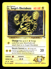 Load image into Gallery viewer, LT. SURGES ELECTABUZZ GYM HEROES #27 NON HOLO UNLIMITED RARE
