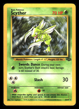 Load image into Gallery viewer, SCYTHER JUNGLE #26 NON HOLO UNLIMITED RARE
